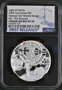 2024�N �T���A ���C�g�E�I�u�E���o�e�B 1�I���X �V���o�[ NGC �G���n���X�h Rev PF70 FR - �i�^�j���f�U�C��