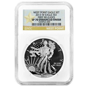2013-W $1 1�I���X �G���n���X�h �A�����J�� �V���o�[ �C�[�O�� �E�F�X�g�|�C���g �Z�b�g NGC SP70 FR �E�F�X�g...