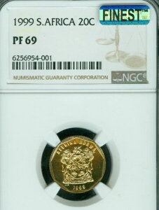 1999�N ��A�t���J 20�Z���g NGC PF69 MAC FINEST SPOTLESS 3,743�� ���s *