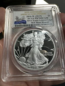 2016�N W �v���[�t �V���o�[ �C�[�O�� PCGS PR70 DCAM 2019�N�E�F�X�g�|�C���g�����Ǒ�