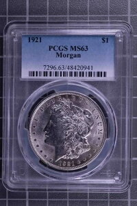 1921�N �����K���E�_���[ PCGS MS63 �u���C�g���X�^�[