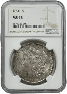 1890N AJO K 1hd NGC MS 63