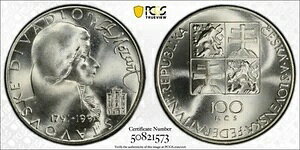 1991N`FRXoLA  100Ri ȉƃ[c@gRC - PCGS MS66