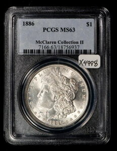 1886N 1h K - }N[ERNV II - PCGS MS 63 - SKU-X4998