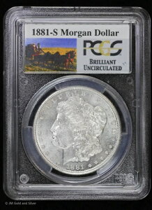 1881-S 1h K PCGS uAg 