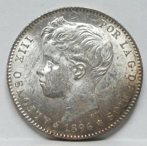 �X�y�C�� ��� UNA 1 �y�Z�^ 1896 (96) PGV AU - UNC �A���t�H���\�� ���̎q�� #E08