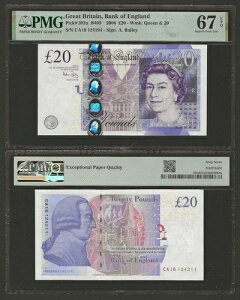 �C�M���X 20�|���h 2006�N�AP-392a�u�x�C���[�v�C���O�����h�APMG 67 EPQ �ɏ��� UNC