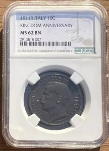 1911R C^A 10 ZeW~LO NGC MS 62 BN