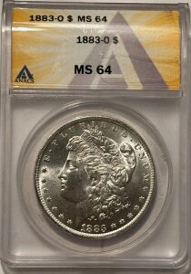 1883-O �����K����݁AANACS MS64�A�j���[�I�[�����Y������