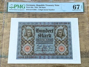 �h�C�c 100�}���N 1929�N 69a ���a������ - PMG 67EPQ - ���ɗǂ�