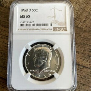 1968 D 50C PlfB n[t h NGC MS-65 gv݁B