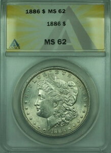 1886�N �����K����� 1�h���d�� ANACS MS-62 (28) B