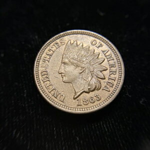 1863 NCfBA wbh Zg  MS BU UNC yj[ 1 Zg  jbP It@[!