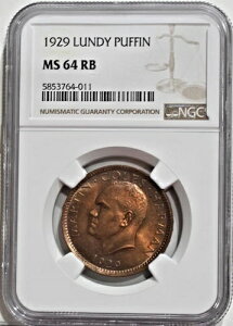 �����f�B - 1929 NGC MS 64 RB �̃c�m���h�� 1 �H