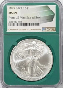 1995N AJ Vo[ C[O NGC MS69 - O[RA čǖJ{bNX - E97