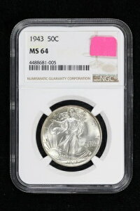 1943�N�E�H�[�L���O�E���o�e�B�E�n�[�t�_���[ NGC MS 64 4G66