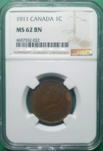 1911N Ji_ 1Zg NGC MS 62 BN