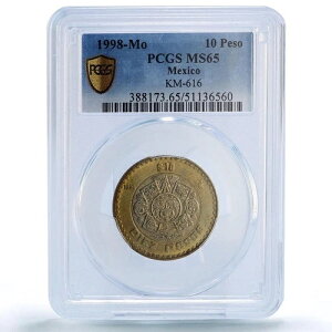 ���L�V�R 10 �y�\ ���a���ݕ� �A�X�e�J �T���X�g�[�� MS65 PCGS �o�C���^���R�C�� 1998�N