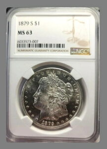 1879-S [K Vo[ h 1 h TtVXR / EX O[h NGC MS 63 RC