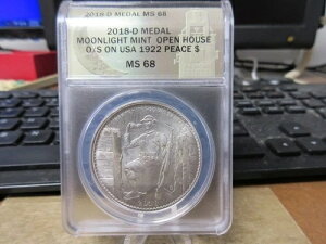 2018 MMOH O/S 1922 s[XVo[_[ _jGEJ[ ANACS MS 68