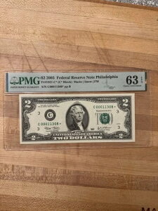 2003N $2 Fr#1937-C X^[m[g VAԍ PMG 63 EPQ