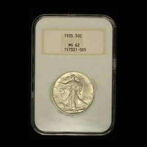 1935�N 50�Z���g �E�H�[�L���O�E���o�e�B �V���o�[ �n�[�t�h�� NGC MS62 - ���������i�č��j