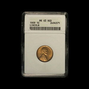 1909�N 1�Z���g �����J�[���Z���g ANACS MS63 ���b�h�\�[�v�{�b�N�X - ���������i�č��j