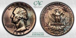 1957NVgNH[^[ MS67 CACG