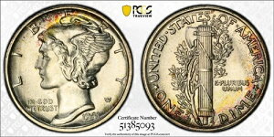 MS66 1941-S 10�Z���g �}�[�L�����[��݁APCGS �g�D���[�r���[ - ���C�g���C���{�[�g�[��