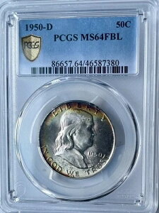 1950 D- xW~EtN HD ᒒ PCGS MS64 FBL- \ʂ̕ϐF