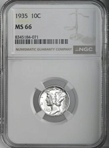 1935-P 10Zg }[L[݁utBftBAǁvNGC MS66 #8345184-071