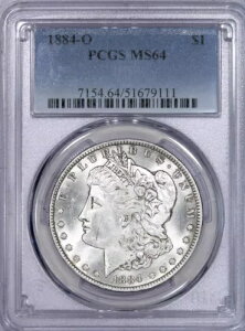1884-O �����K����� $1 PCGS MS64 - ���Ɍ��򂠂�I�V�i�z���_�[�t���I