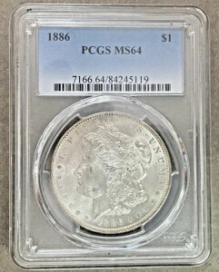 1886-P [K 1h PCGS MS64A\ʂ͔Aʂ͕ϐF