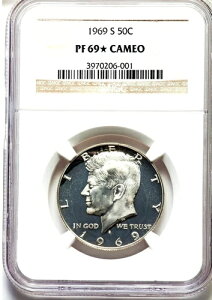 1969-S NGC PF69 �X�^�[�J���I �P�l�f�B �n�[�t�_���[ �t���b�V�[ PR69 CAM