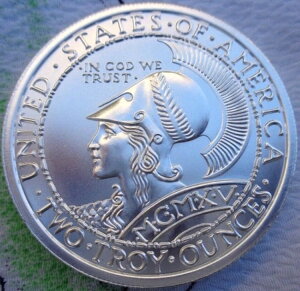 2IX 1915N PAN-PAC EXPO LORC  BU Eh .999 