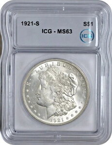 1921-S [K 1h ICG MS63 `CX 