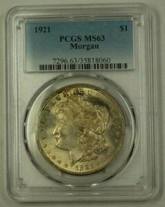 1921N AJ K Vo[h 1h RC PCGS MS-63 ǍDȏ (B) 19