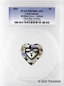 2025�N �N�b�N���� 5�h�� �u�����A���g���u - �C���t�B�j�e�B 20g �V���o�[ PCGS PR70 ����