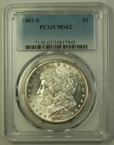1881-S �č������K����� 1�h���d�� PCGS MS-62 (H) 9