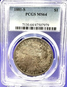MS64 O[h 1881 -S PCGS K g[ 킸ȓ