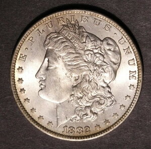 1882-O モルガン $ VAM 17-A チョイス UNC 美しい光沢 興味深い多様性、魅力的