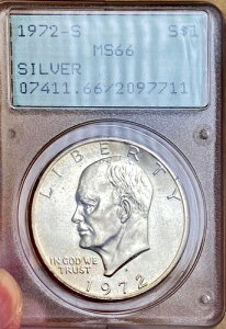 1972-S AC[n[ _[ 1h - PCGS MS66 - OGH g[z_[