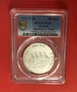 tBh 1991N P-M 100}J PCGS PL67 F