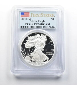 PR70 DCAM 2010-W �A�����J���V���o�[�C�[�O�� FS PCGS *0261