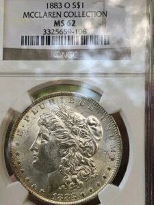 1883 O [K NGC MS 62 }N[RNV