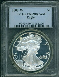 2002-W AJ Vo[ C[O 1IX ASE S$1 PCGS PF69 PR69 v[t DCAM JI PQ