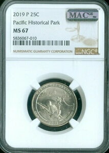 2019 P ���[�E�F�� �p�[�N �N�H�[�^�[ NGC MS 67 MAC �i�� ??