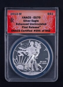 2013-W �G���n���X�h �A���T�[�L�����[�g �V���o�[ �C�[�O�� ANACS EU70 �t�@�[�X�g�����[�X DCB595