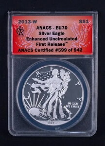 2013-W �G���n���X�h �A���T�[�L�����[�g �V���o�[ �C�[�O�� ANACS EU70 �t�@�[�X�g�����[�X DCB599