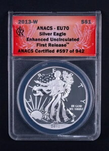 2013-W �G���n���X�h �A���T�[�L�����[�g �V���o�[ �C�[�O�� ANACS EU70 �t�@�[�X�g�����[�X DCB597